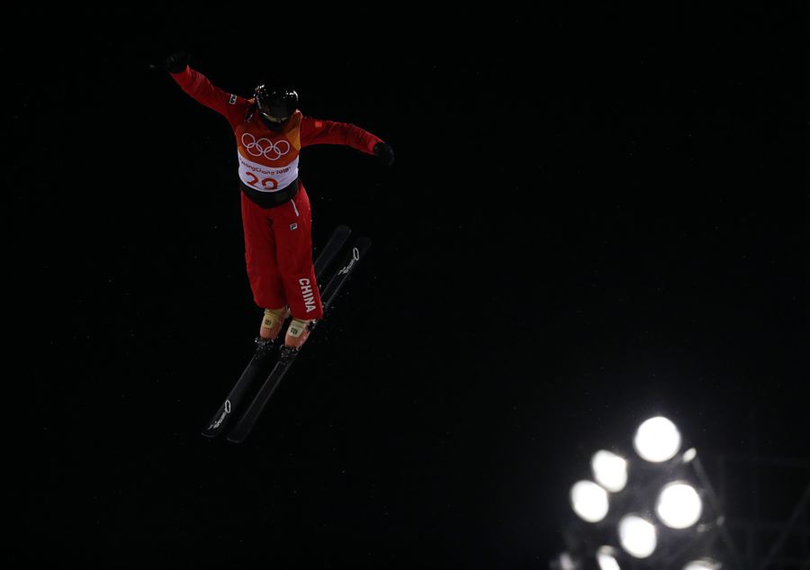 平昌冬奧會自由式滑雪空中技巧決賽 中國選手摘銀得銅