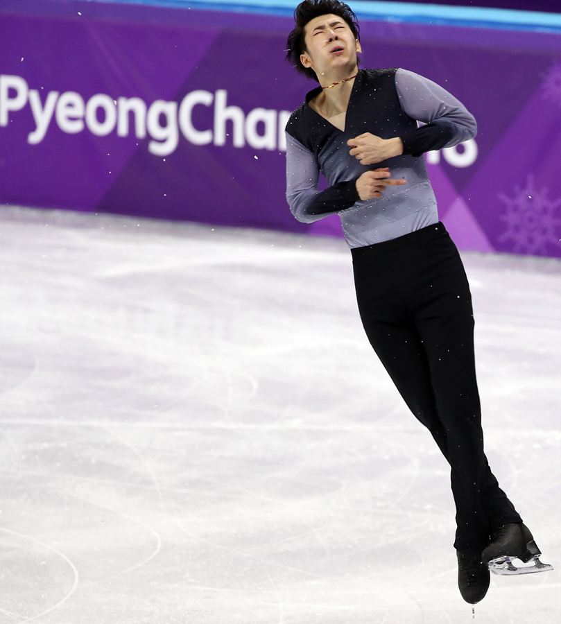 花滑男單自由滑金博洋獲第四名 日選手羽生結(jié)弦奪冠